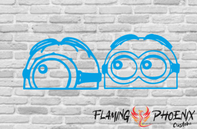 MINIONS CUSTOM CAR VINYL STICKER DECAL