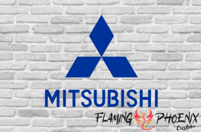 MITSUBISHI LOGO CUSTOM CAR VINYL STICKER DECAL