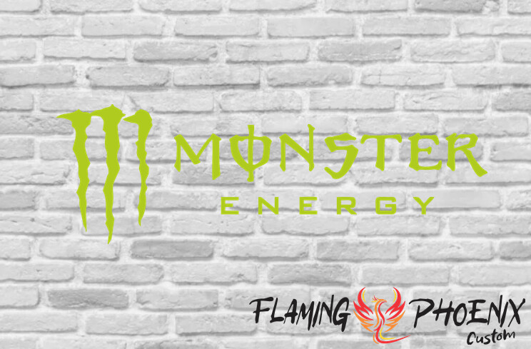 MONSTER ENERGY CUSTOM CAR VINYL STICKER DECAL