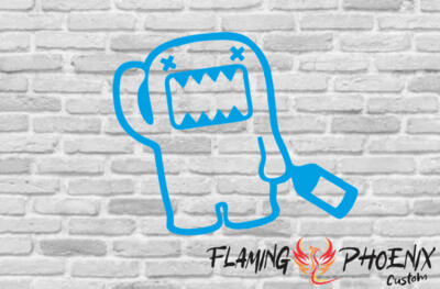 DOMO BOTTLE CUSTOM CAR VINYL STICKER DECAL