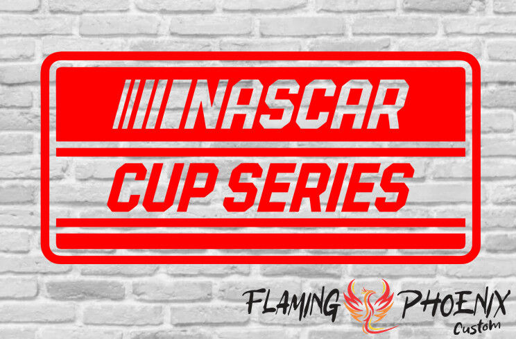 NASCAR CUP SERIES CUSTOM CAR VINYL STICKER DECAL