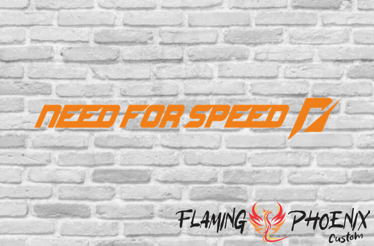NEED FOR SPEED CUSTOM CAR VINYL STICKER DECAL