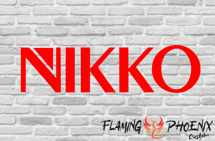 NIKKO CUSTOM CAR VINYL STICKER DECAL