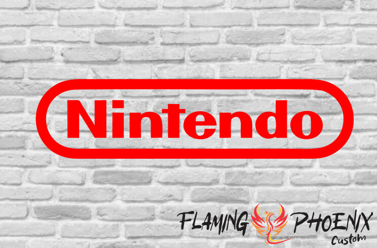 NINTENDO CUSTOM CAR VINYL STICKER DECAL