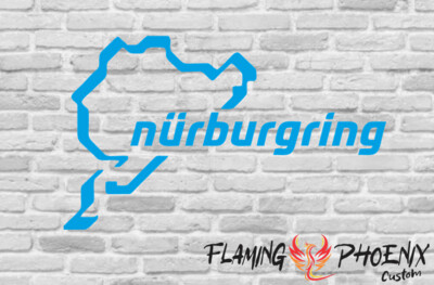 NURBURGRING CUSTOM CAR VINYL STICKER DECAL