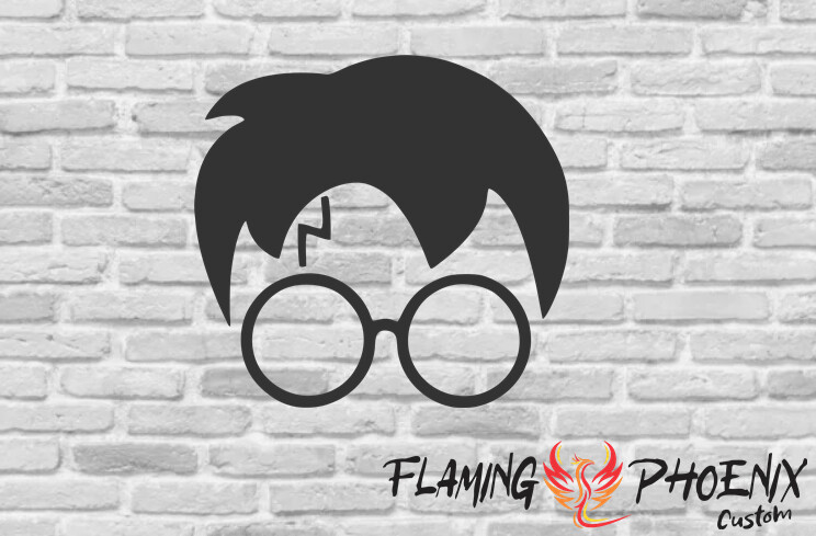 HARRY POTTER FACE CUSTOM CAR VINYL STICKER DECAL