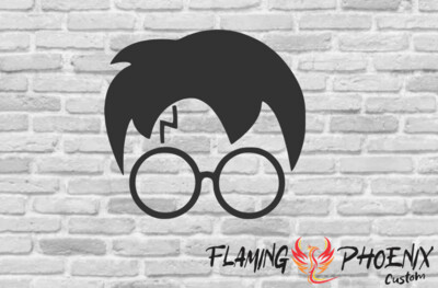 HARRY POTTER FACE CUSTOM CAR VINYL STICKER DECAL