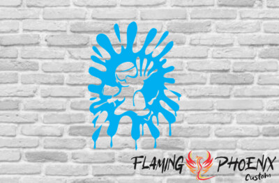 PAINTBALL CUSTOM CAR VINYL STICKER DECAL
