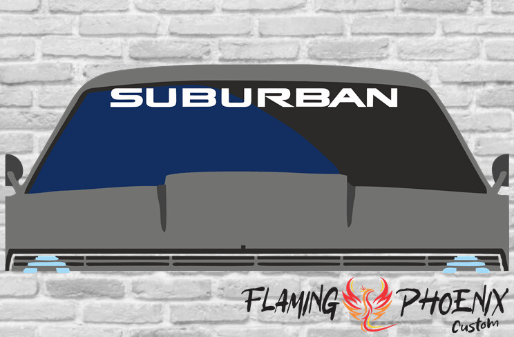 SUBURBAN (CHEVROLET)- WINDSHIELD BANNER