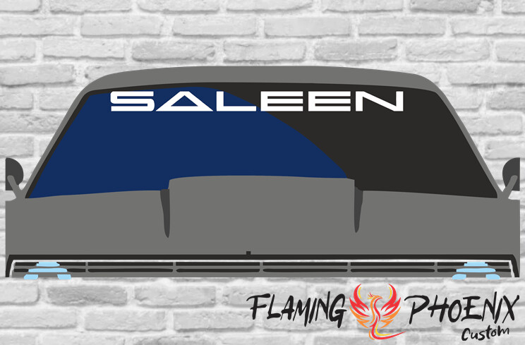 SALEEN - WINDSHIELD BANNER