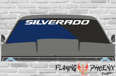 SILVERADO (CHEVROLET)- WINDSHIELD BANNER