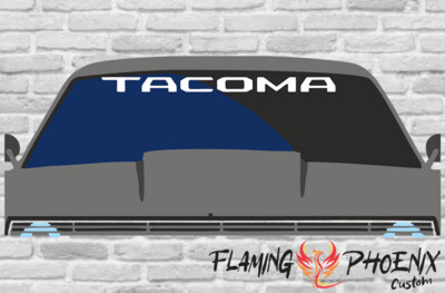 TACOMA (TOYOTA)- WINDSHIELD BANNER