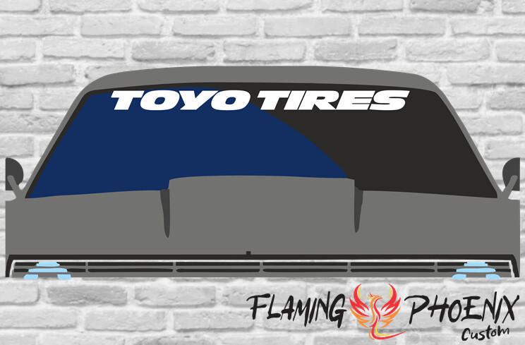 TOYO TIRES - WINDSHIELD BANNER