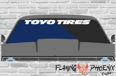 TOYO TIRES - WINDSHIELD BANNER