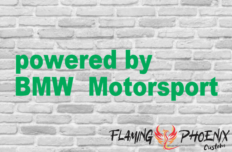 POWERED BY BMW MOTORSPORT