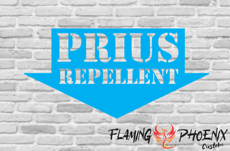 PRIUS REPELLENT CUSTOM CAR VINYL STICKER DECAL