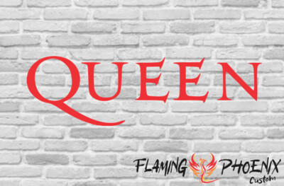 QUEEN CUSTOM CAR VINYL STICKER DECAL