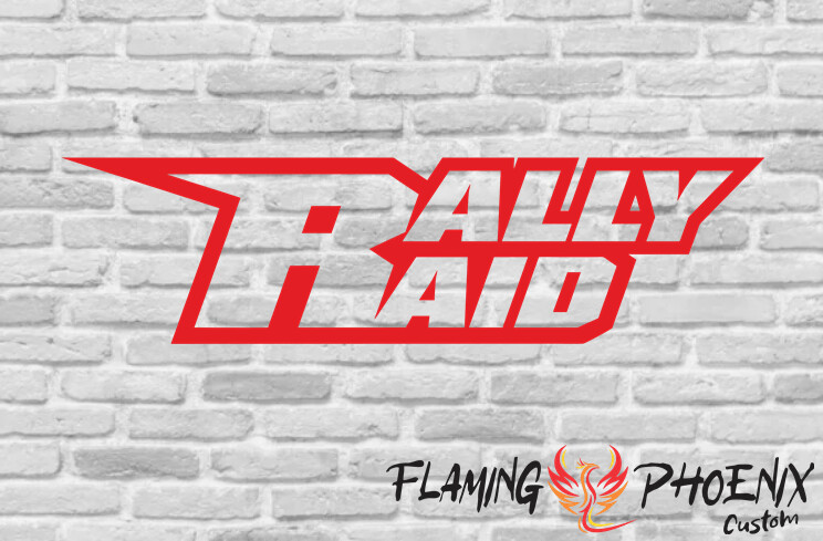 RALLY RAID CUSTOM CAR VINYL STICKER DECAL