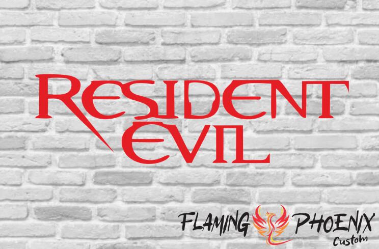 RESIDENT EVIL CUSTOM CAR VINYL STICKER DECAL