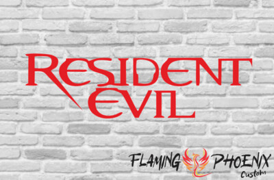 RESIDENT EVIL CUSTOM CAR VINYL STICKER DECAL
