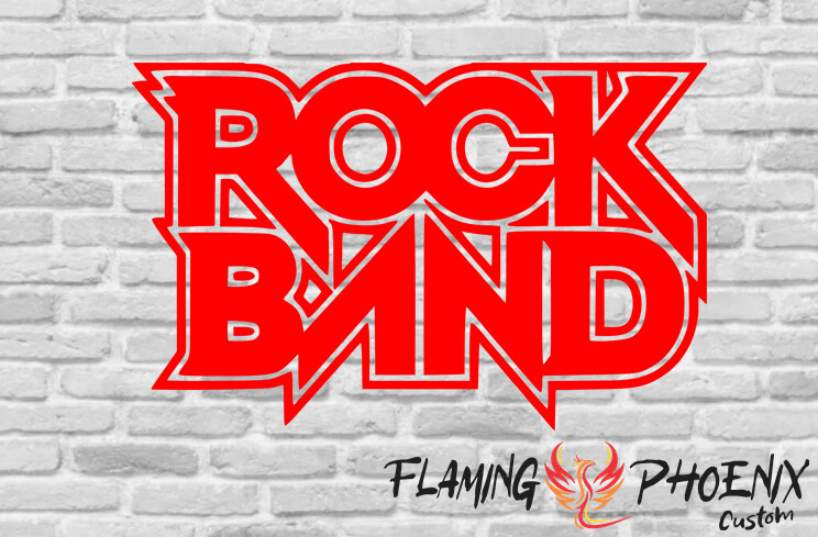 ROCK BAND CUSTOM CAR VINYL STICKER DECAL