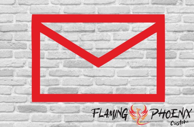 MAIL CUSTOM CAR VINYL STICKER DECAL