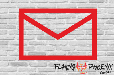 MAIL CUSTOM CAR VINYL STICKER DECAL