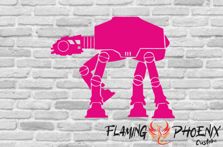 STAR WARS WALKER CUSTOM CAR VINYL STICKER DECAL