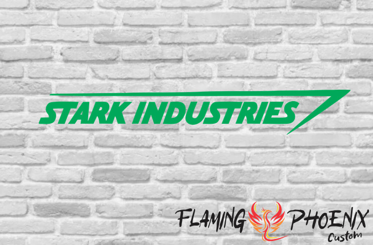 STARK INDUSTRIES CUSTOM CAR VINYL STICKER DECAL