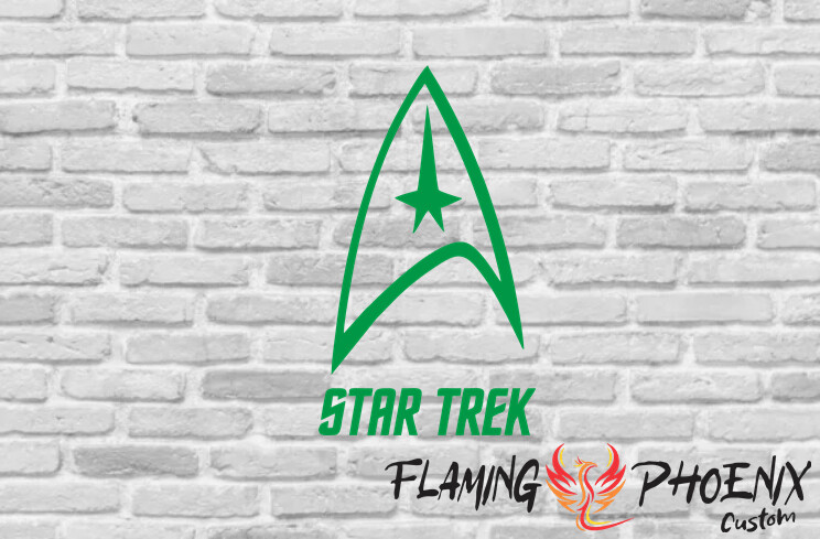 STAR TREK CUSTOM CAR VINYL STICKER DECAL