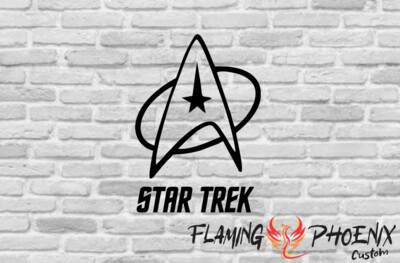STAR TREK LOGO CUSTOM CAR VINYL STICKER DECAL