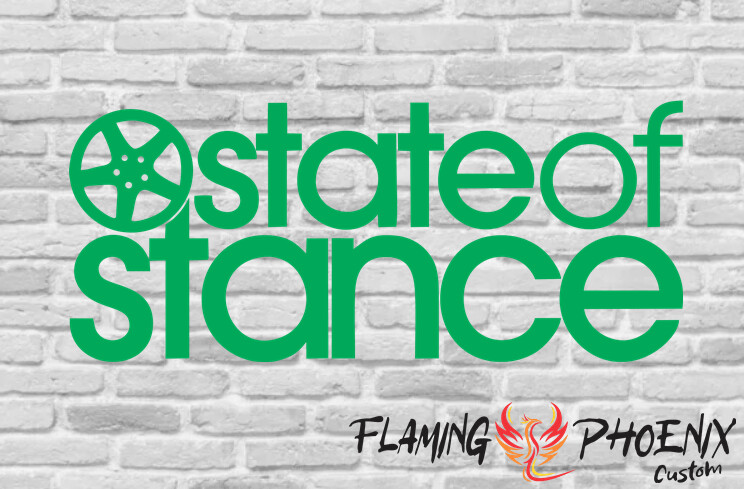 STATE OF STANCE CUSTOM CAR VINYL STICKER DECAL