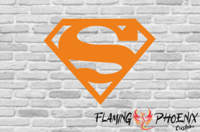 SUPERMAN CUSTOM CAR VINYL STICKER DECAL