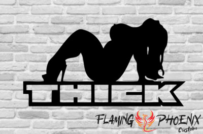 THICK CUSTOM CAR VINYL STICKER DECAL