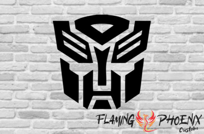 TRANSFORMERS AUTOBOTS CUSTOM CAR VINYL STICKER DECAL