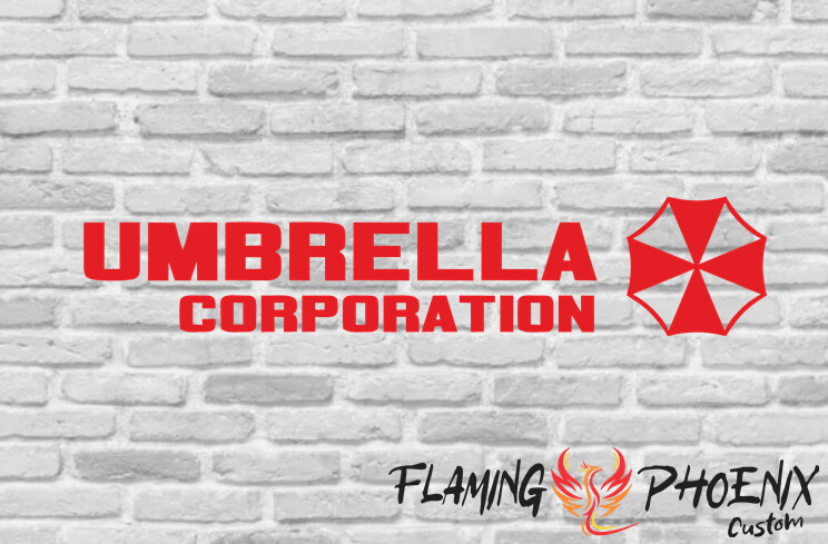UMBRELLA CORPORATION CUSTOM CAR VINYL STICKER DECAL