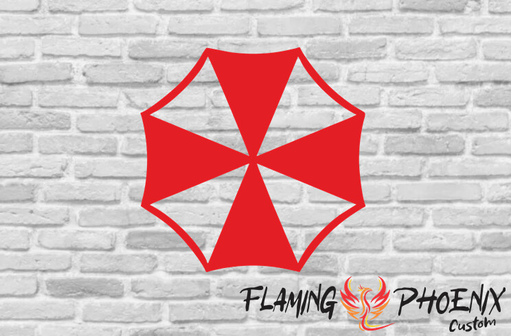 UMBRELLA LOGO CUSTOM CAR VINYL STICKER DECAL