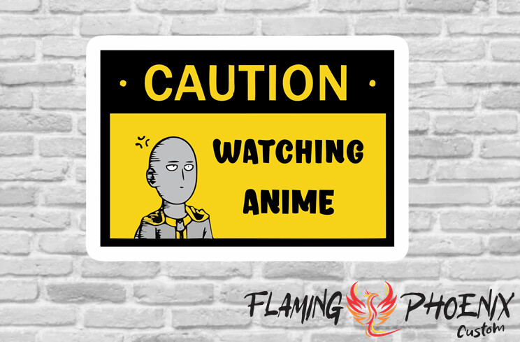CAUTION WATCHING ANIME