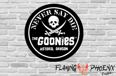 GOONIES NEVER DIE CUSTOM CAR VINYL STICKER DECAL