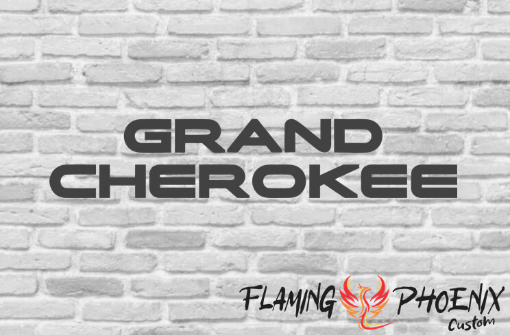 GRAN CHEROKEE CUSTOM CAR VINYL STICKER DECAL
