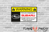 WARNING SUBARU