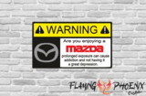 WARNING MAZDA