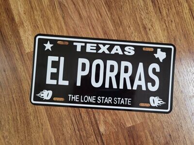 EL PORRAS PLATE