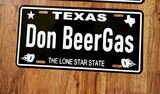 DON BEERGAS PLATE