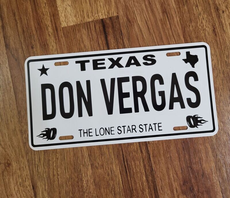 DON VERGAS PLATE