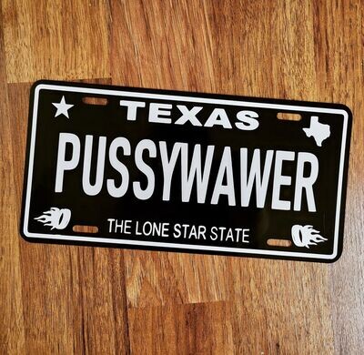 PUSSYWAWER PLATE