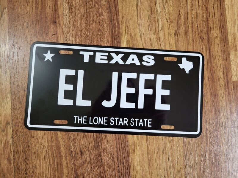 EL JEFE PLATE