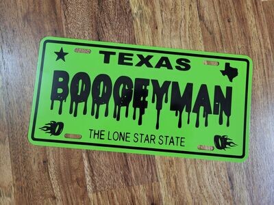 BOOGEYMAN PLATE