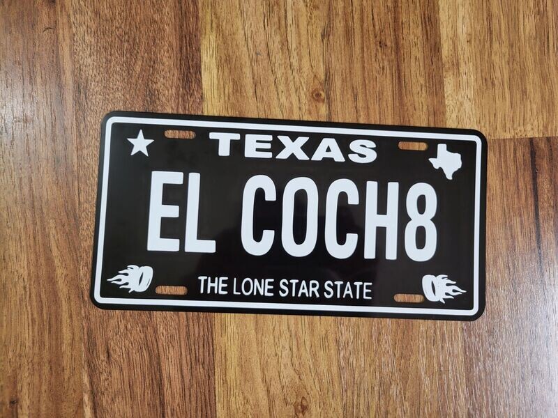 EL COCH8 PLATE