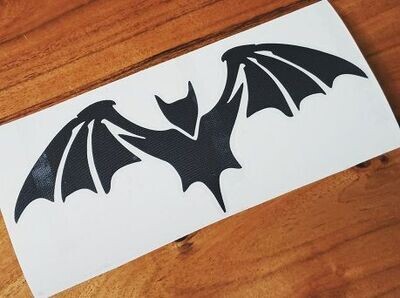 BAT CUSTOM CAR VINYL STICKER DECAL